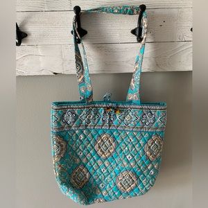 Vera Bradley Totaly Turq Toggle Tote- like new